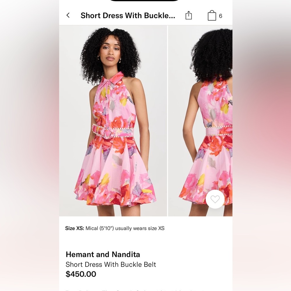 Elegant Floral Dress with Belt